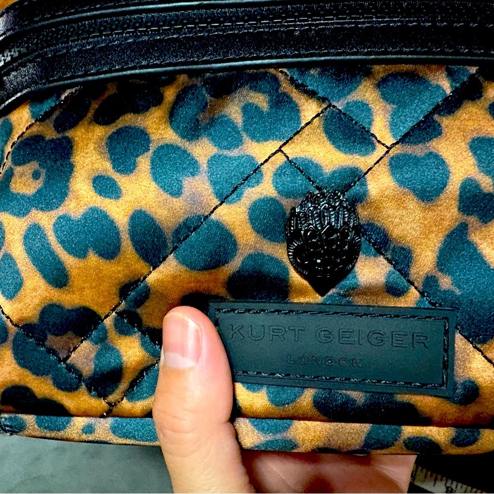 Kurt Geiger Leopard Print Quilted Bag